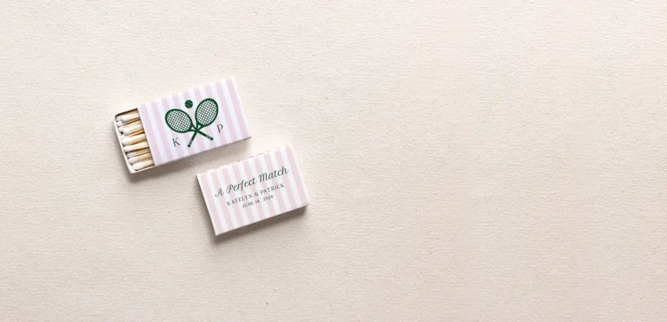Personalized Matchboxes Front