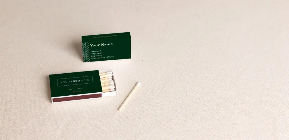 Personalized Matchboxes Front