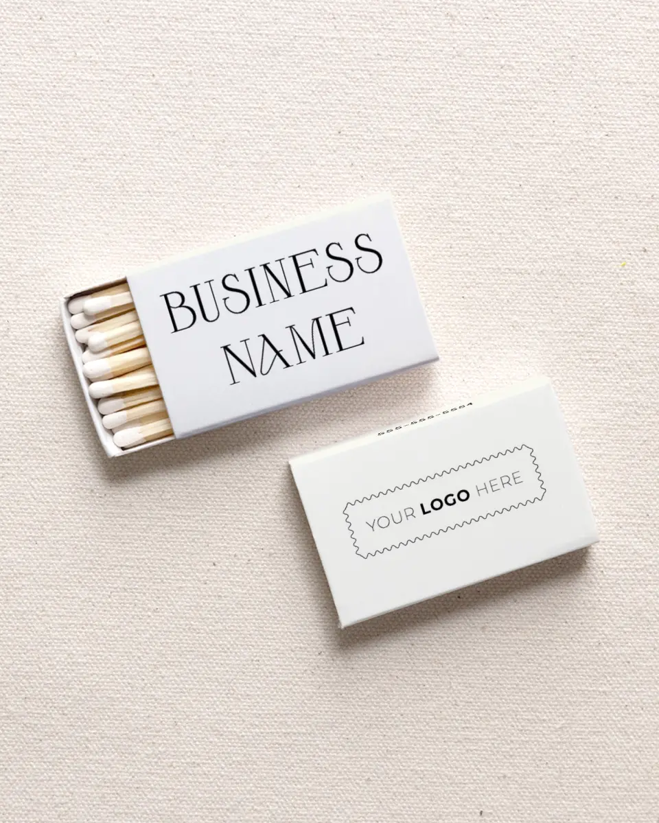 This is a 2.25" x 1.409" x .4" Business Matche called Center Point printed in full color