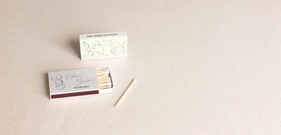 Personalized Matchboxes Front