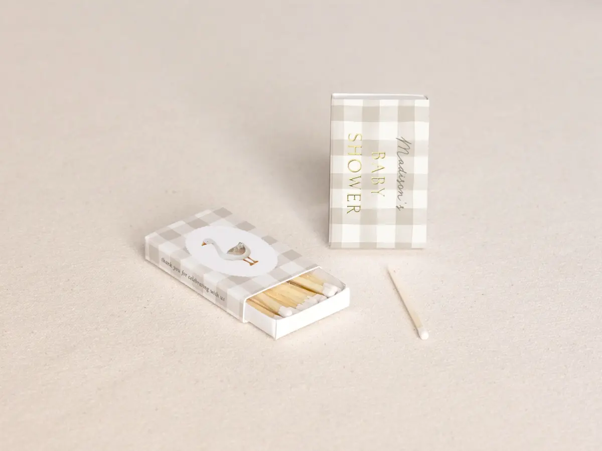 Personalized Matchboxes Front