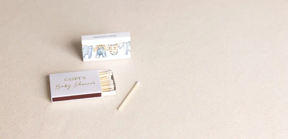 Personalized Matchboxes Front
