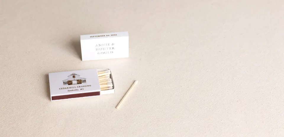 Personalized Matchboxes Front
