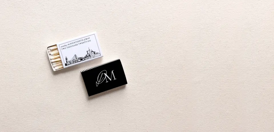 Personalized Matchboxes Front