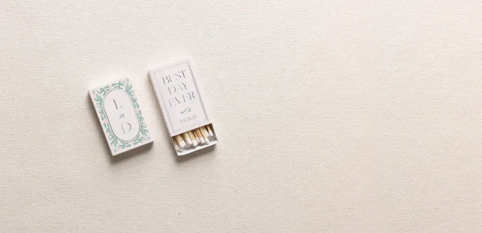 Personalized Matchboxes Spine