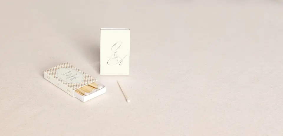 Personalized Matchboxes Front