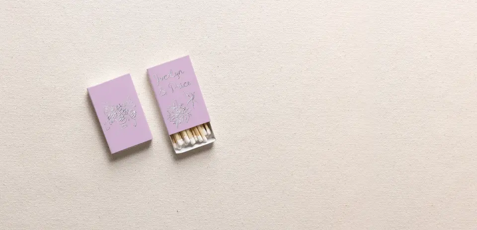Personalized Matchboxes Spine