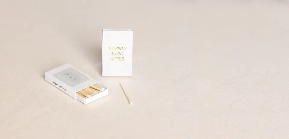 Personalized Matchboxes Front