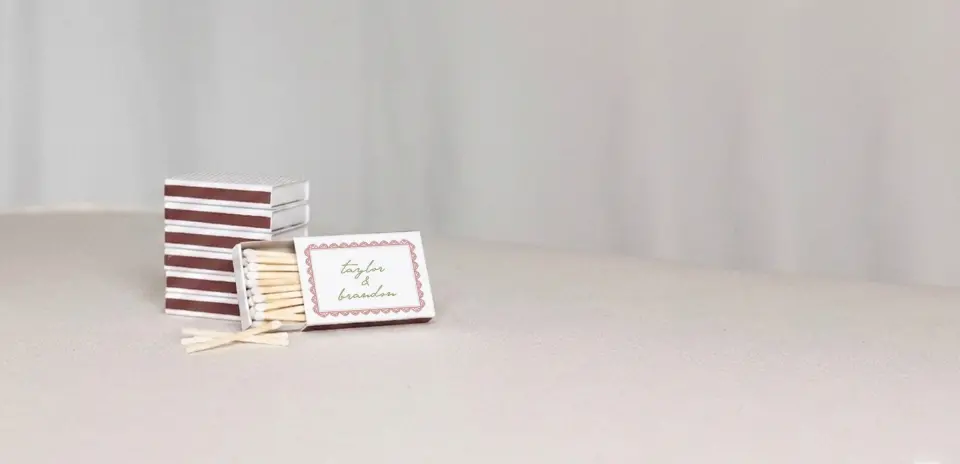 Personalized Matchboxes