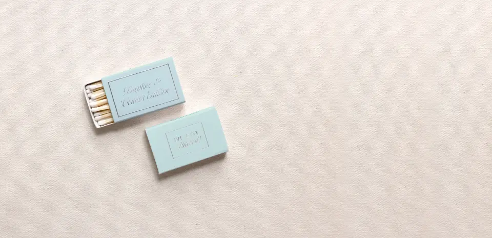 Personalized Matchboxes Front