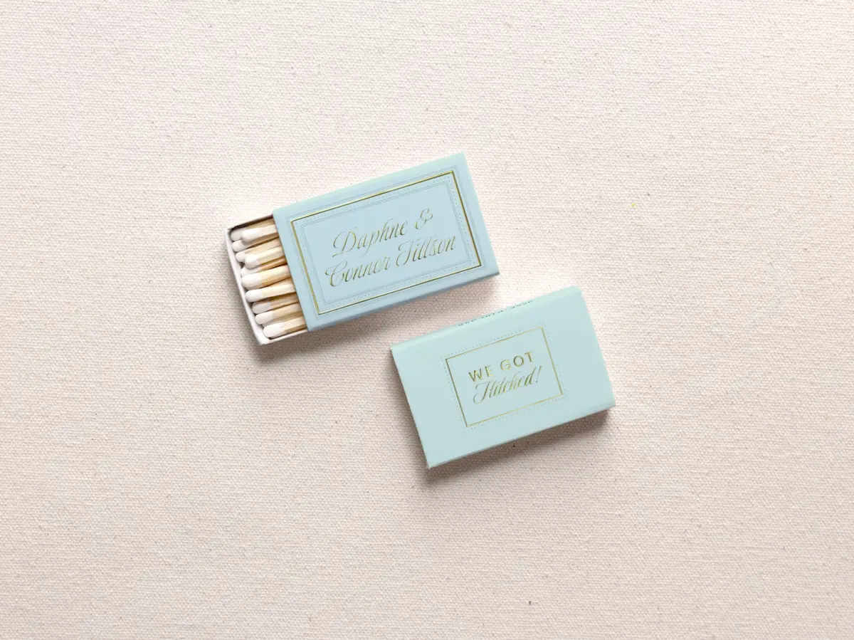 Personalized Matchboxes Front