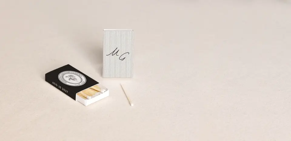 Personalized Matchboxes Front