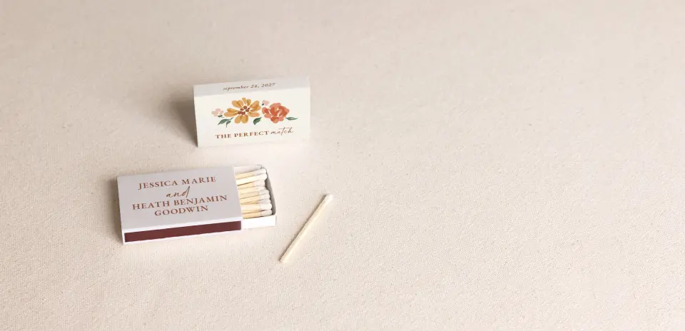 Personalized Matchboxes Front