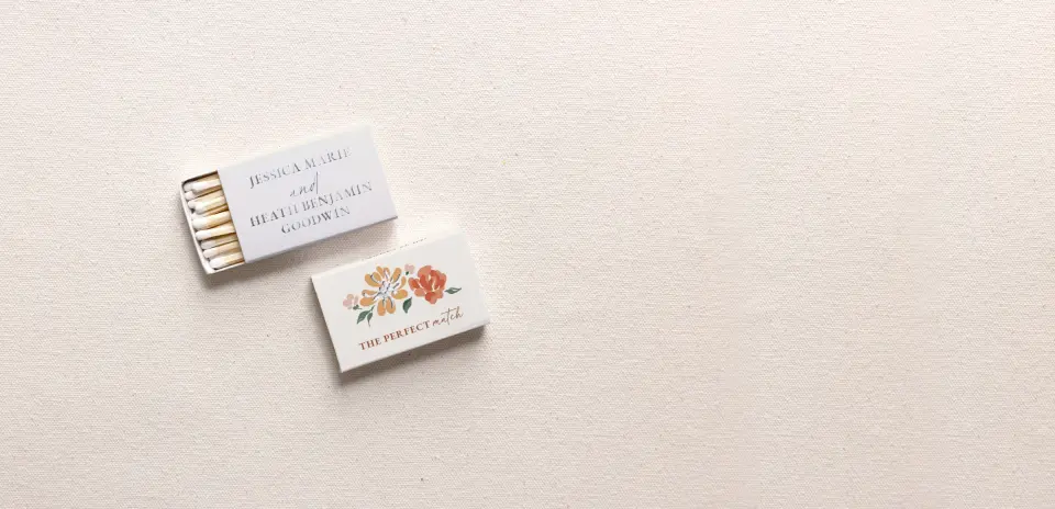 Personalized Matchboxes Front