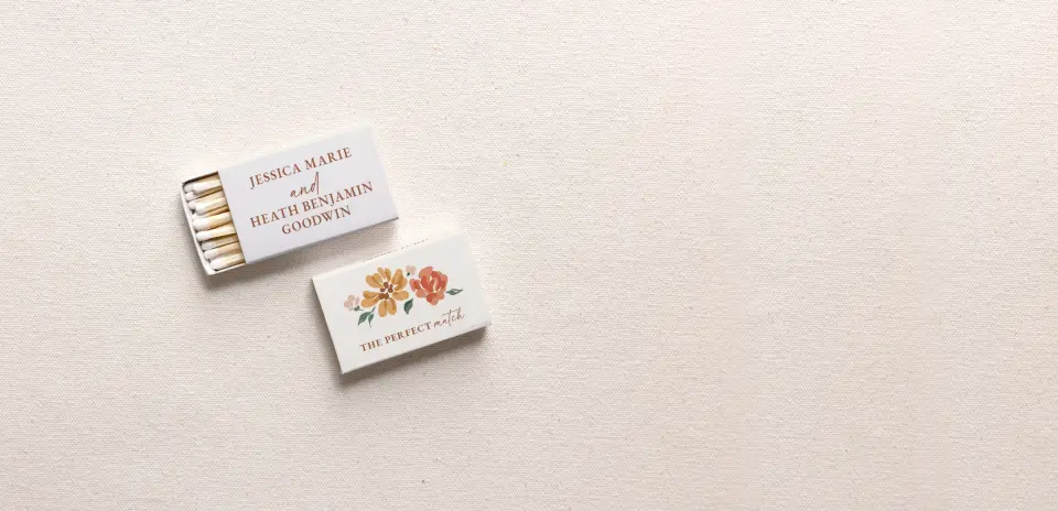 Personalized Matchboxes Front