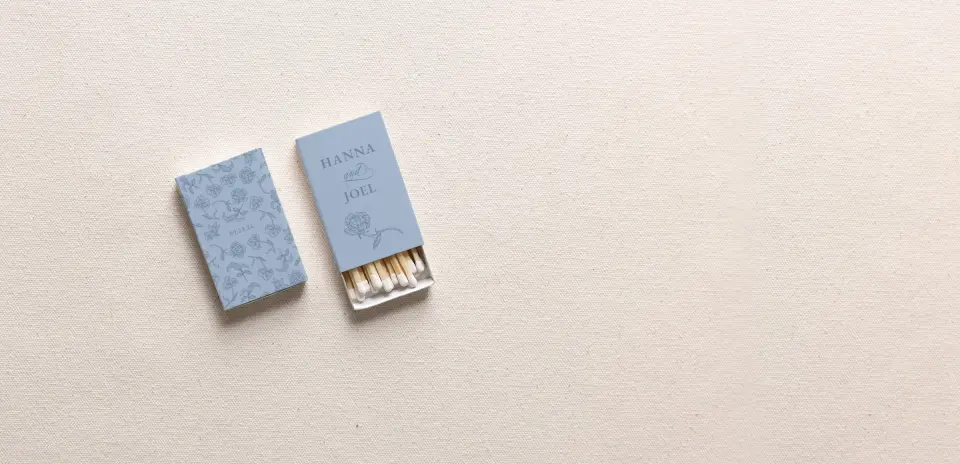 Personalized Matchboxes Spine