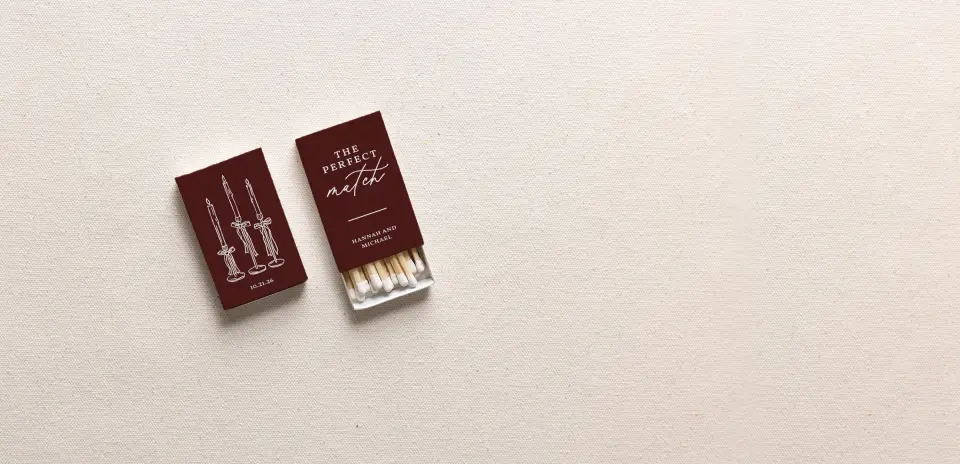 Personalized Matchboxes Spine