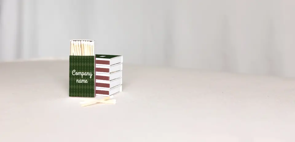 Personalized Matchboxes Back