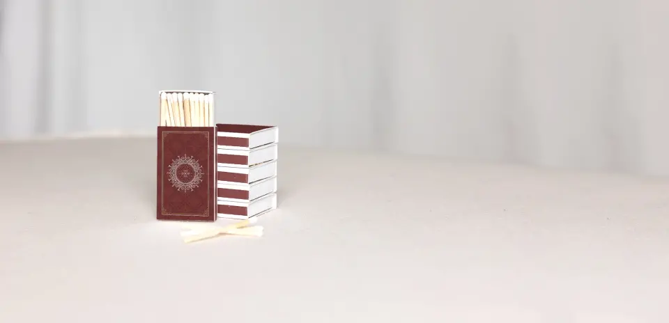 Personalized Matchboxes Back