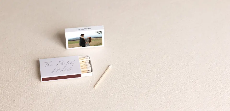Personalized Matchboxes Front