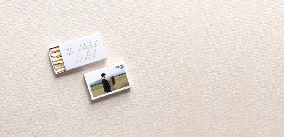 Personalized Matchboxes Front