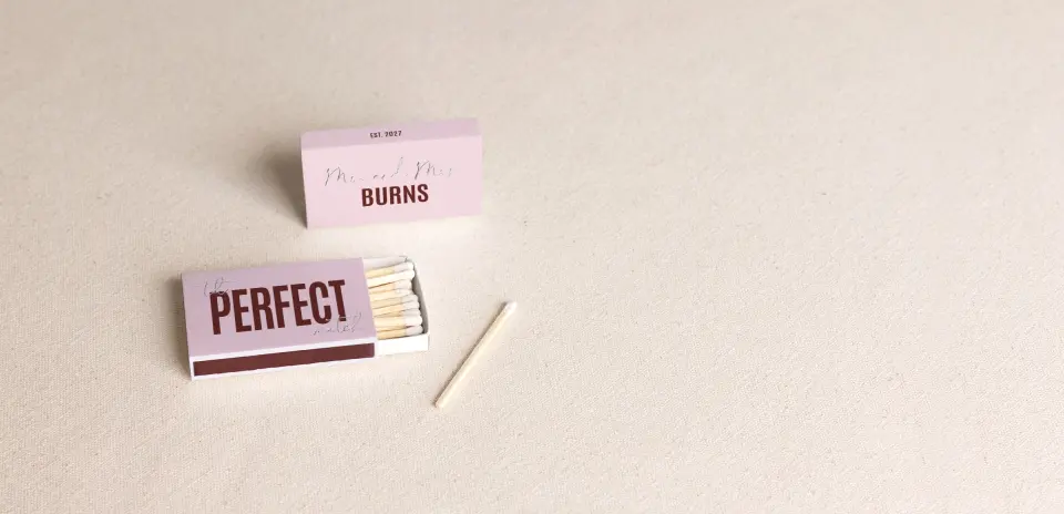 Personalized Matchboxes Front