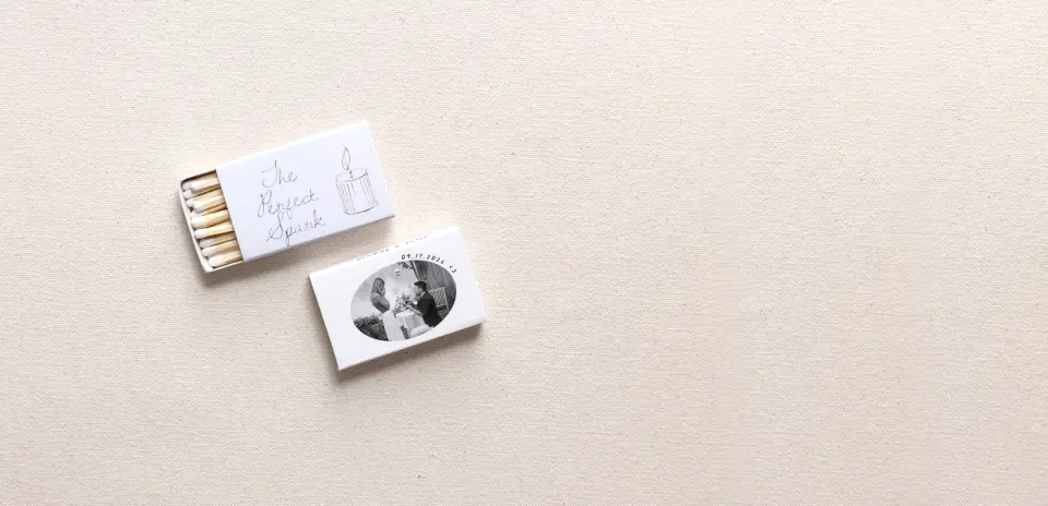 Personalized Matchboxes Front