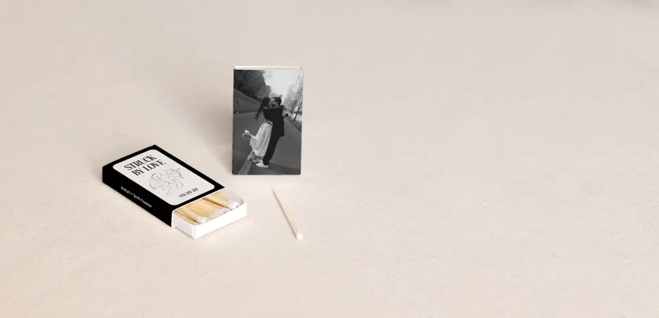 Personalized Matchboxes Front