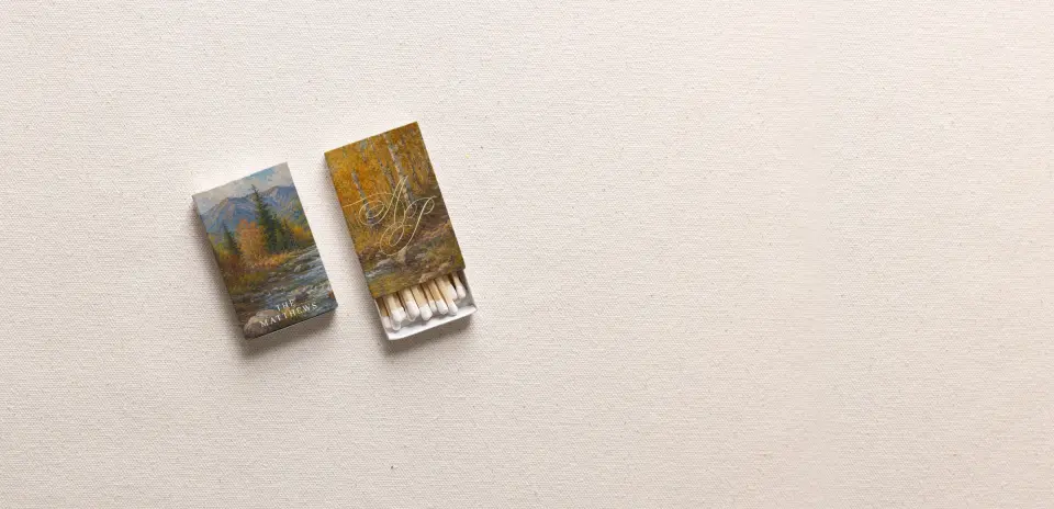 Personalized Matchboxes Spine