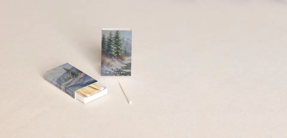 Personalized Matchboxes Front