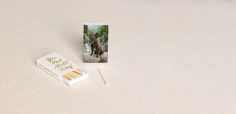 Personalized Matchboxes Front