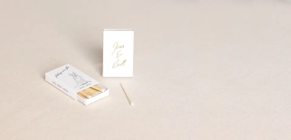 Personalized Matchboxes Front