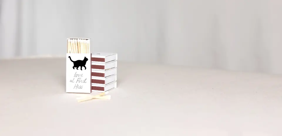 Personalized Matchboxes Back