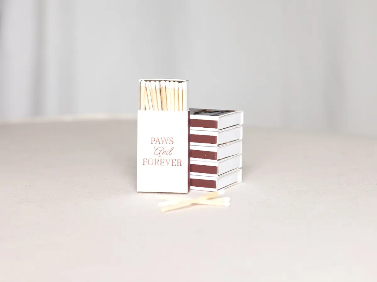 Personalized Matchboxes Back