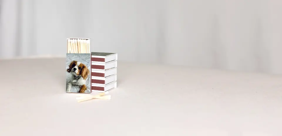 Personalized Matchboxes Back