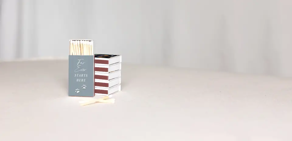 Personalized Matchboxes Back