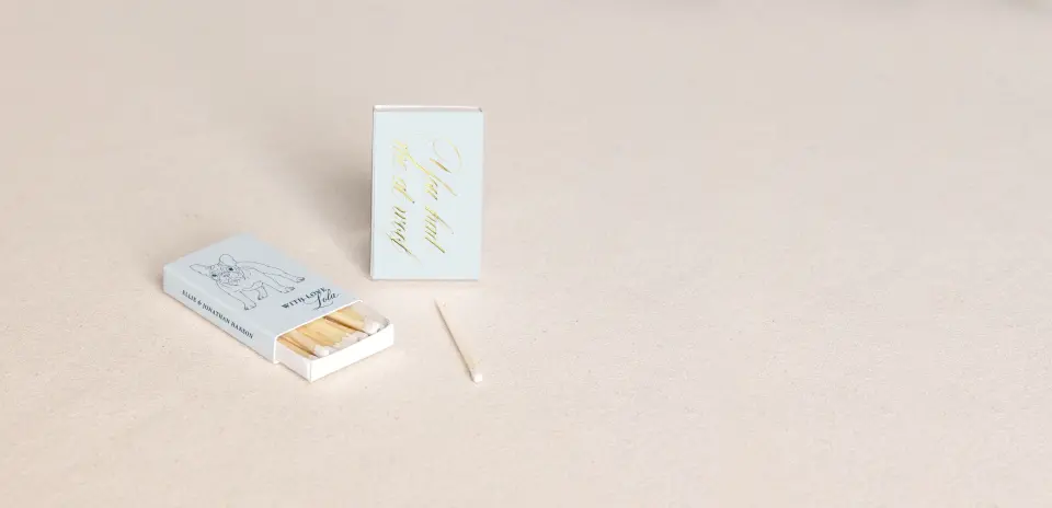 Personalized Matchboxes Front