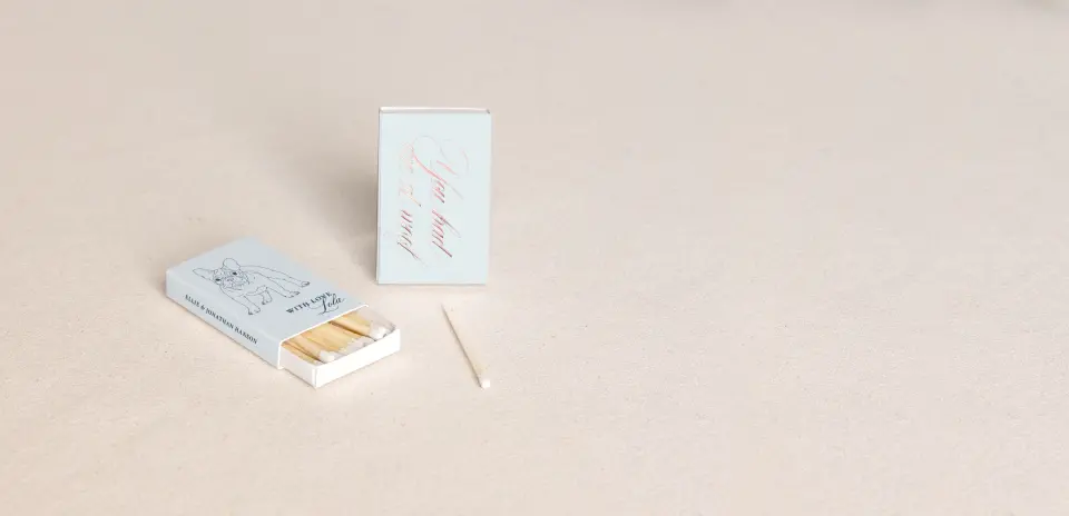 Personalized Matchboxes Front