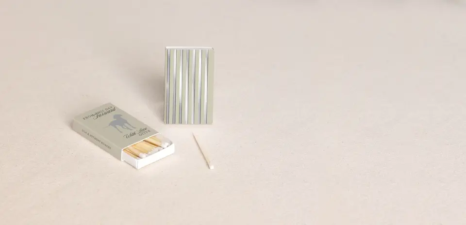 Personalized Matchboxes Front
