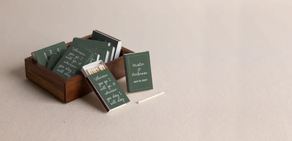 Personalized Matchboxes