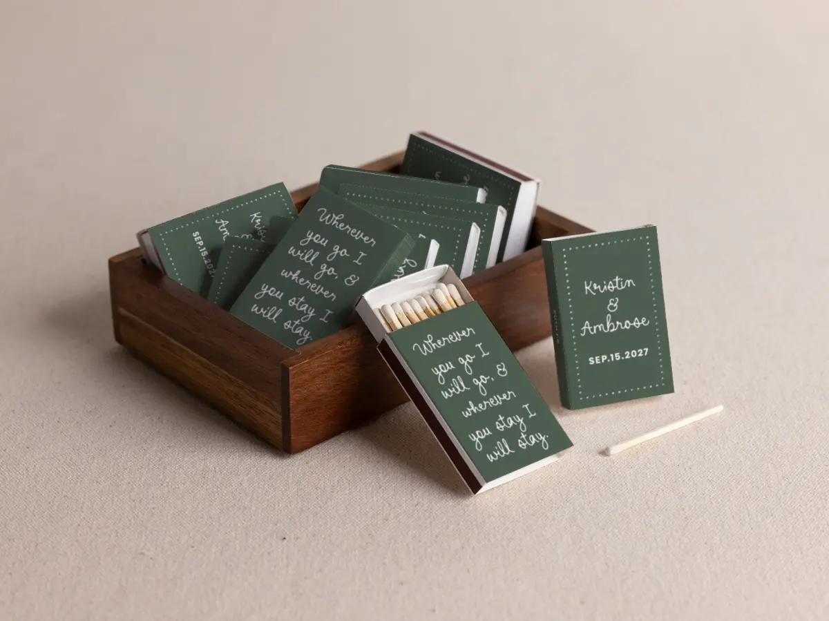 Personalized Matchboxes