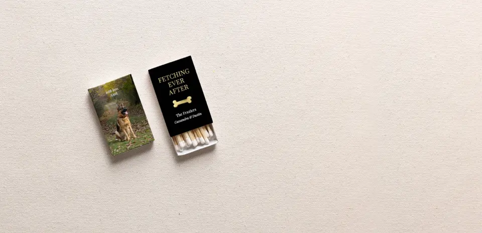 Personalized Matchboxes Spine