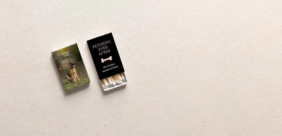 Personalized Matchboxes Spine