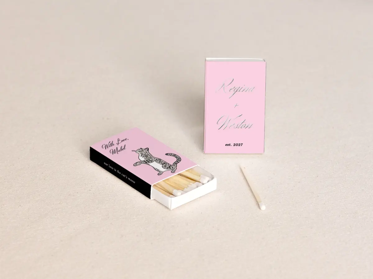 Personalized Matchboxes Front