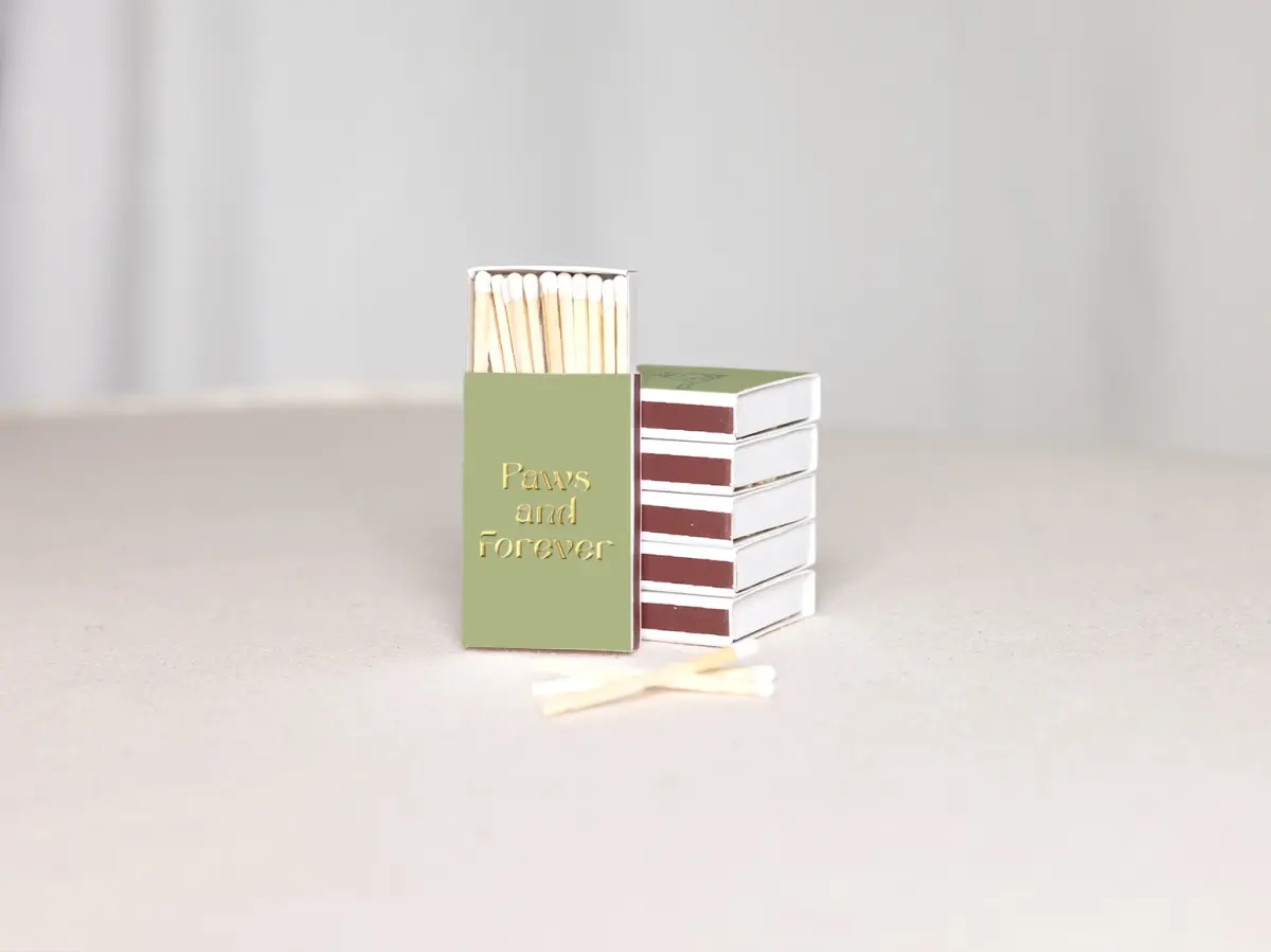 Personalized Matchboxes Back