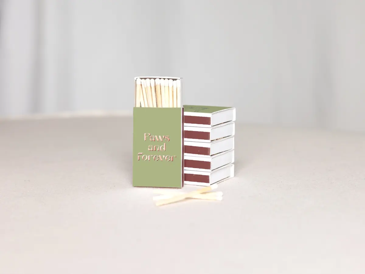 Personalized Matchboxes Back