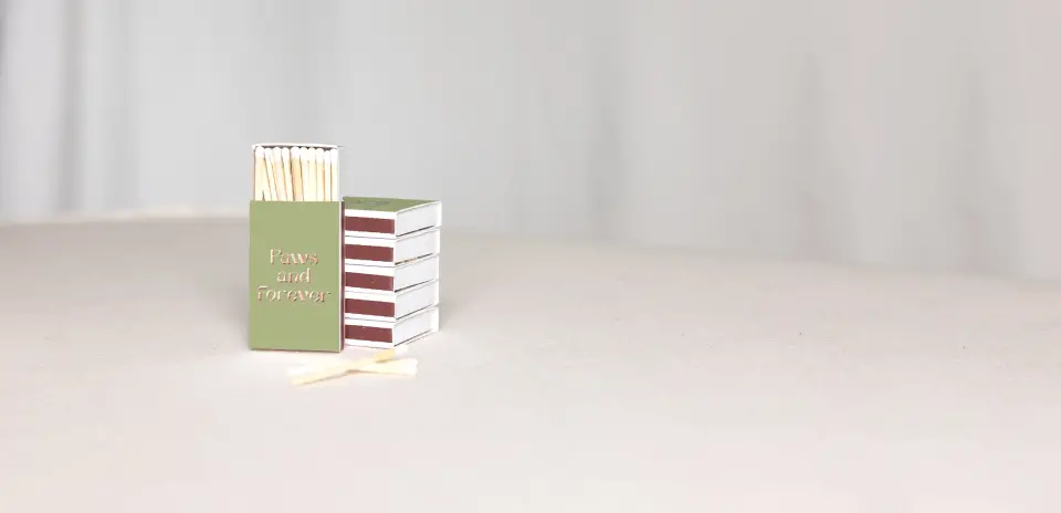 Personalized Matchboxes Back