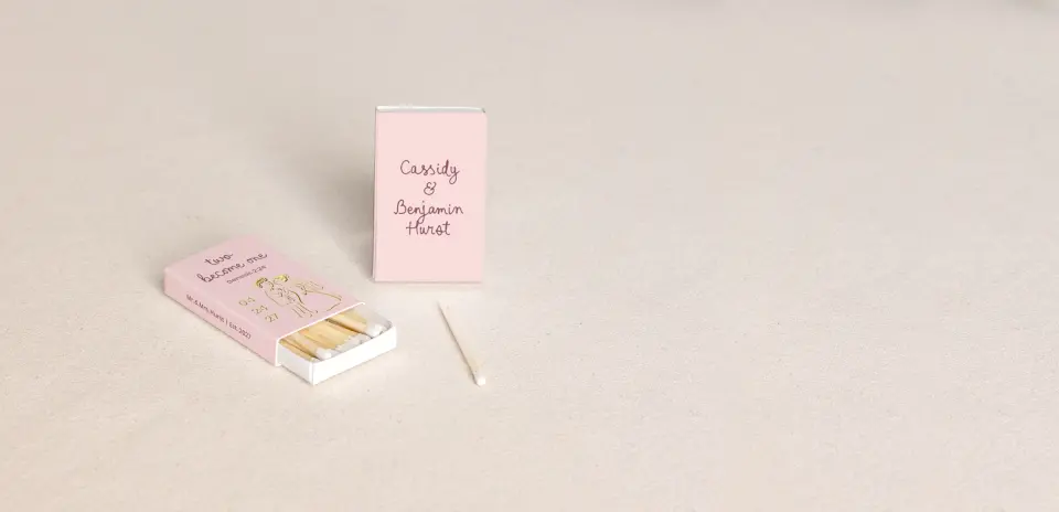 Personalized Matchboxes Front