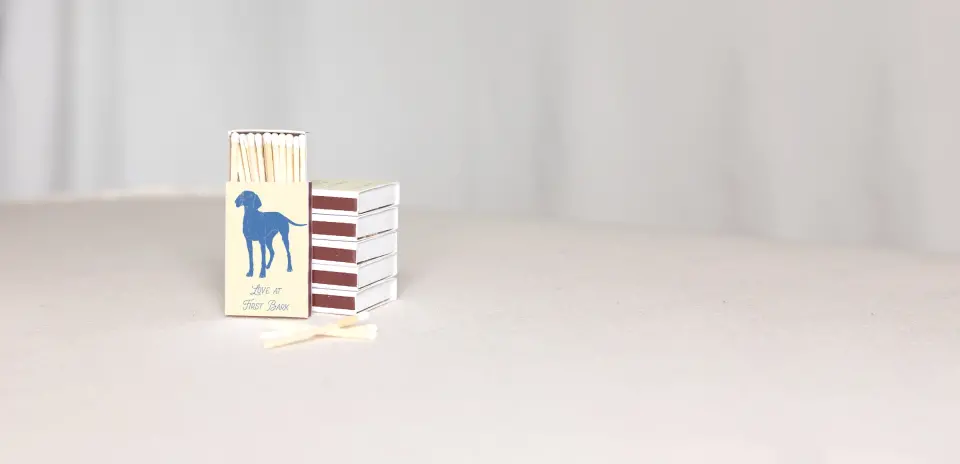 Personalized Matchboxes Back