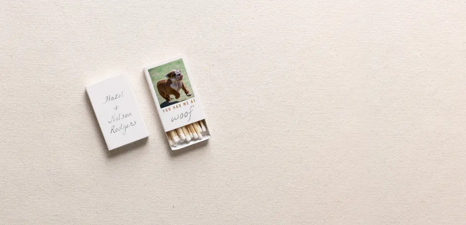 Personalized Matchboxes Spine